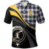 Clan MacRae Dress Modern Tartan Polo Shirt - Royal Coat Of Arms Style GY95 MacRae Dress Modern Tartan Tartan Polo