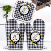 Clan MacRae Dress Modern Tartan Crest Oven Mitt And Pot Holder (2 Oven Mitts + 1 Pot Holder) GW68 Clan MacRae Tartan Today
