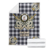 Clan MacRae Dress Modern Tartan Gold Courage Symbol Blanket VD75 Clan MacRae Tartan Today