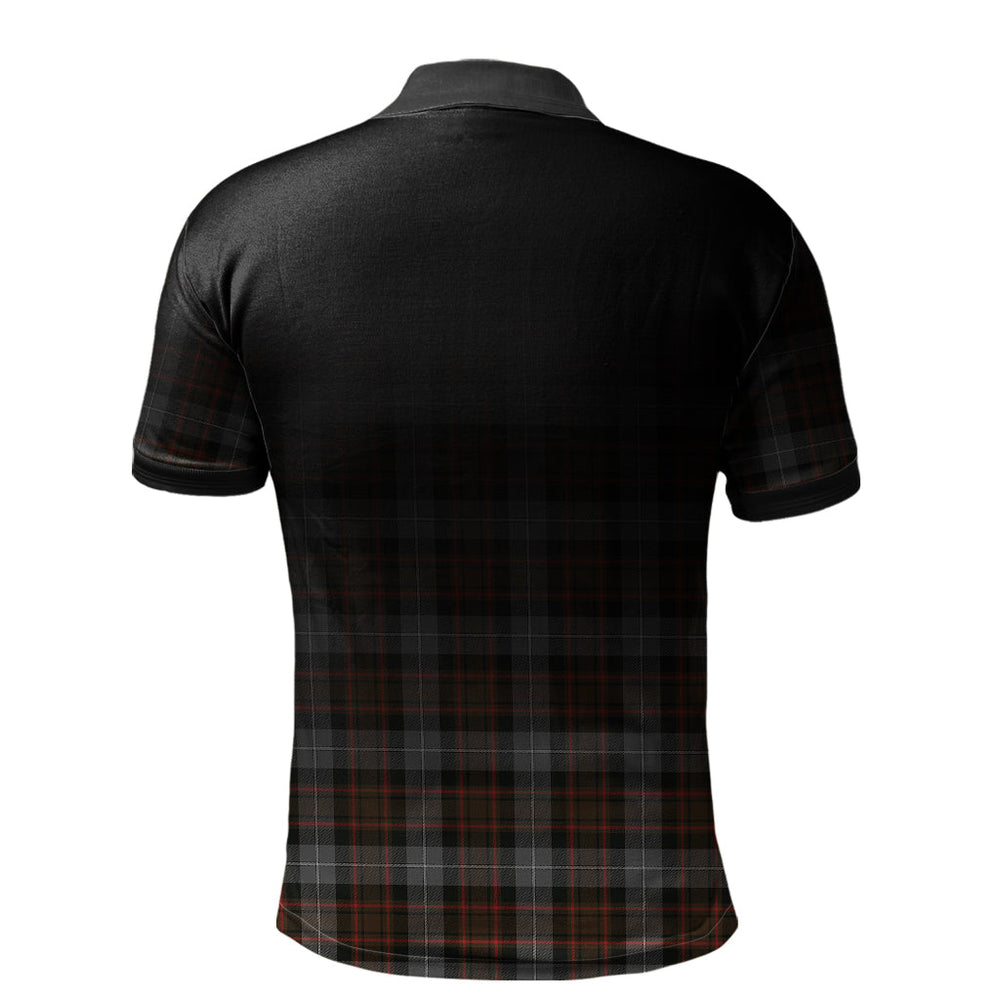 Clan MacRae Hunting Weathered Tartan Polo Shirt - Alba Celtic Style YP88 MacRae Hunting Weathered Tartan Tartan Polo