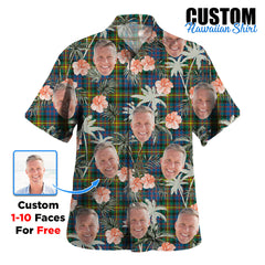 Clan MacSporran Ancient Tartan Custom Face Hawaiian Shirt – Unisex Gift for Family Members, Summer Party GL38 MacSporran Ancient Tartan Tartan Hawaii Shirt