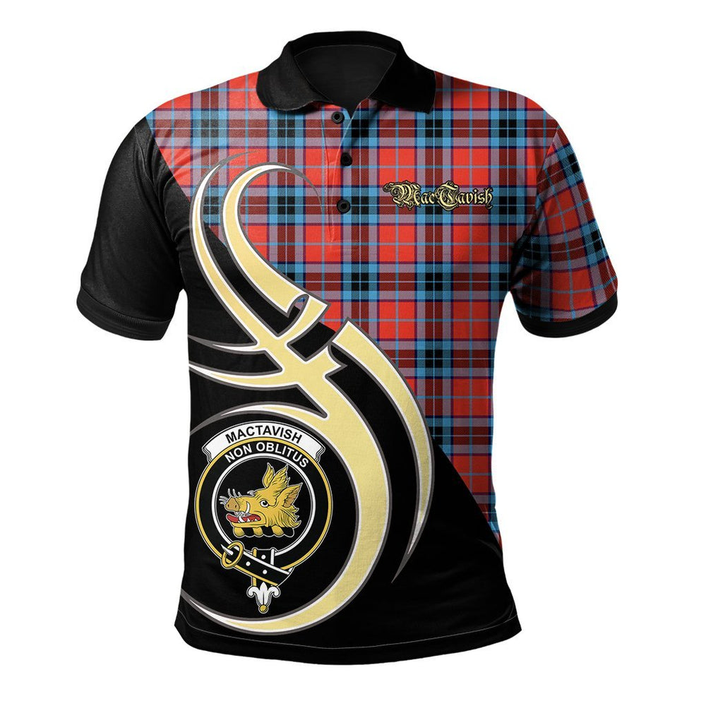 Clan MacTavish Modern Tartan Polo Shirt - Believe In Me Style QF57 MacTavish Modern Tartan Tartan Polo