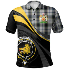 Clan MacTavish of Dunardry Dress Tartan Polo Shirt - Royal Coat Of Arms Style RA68 MacTavish of Dunardry Dress Tartan Tartan Polo