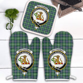 Clan MacThomas Ancient Tartan Crest Oven Mitt And Pot Holder (2 Oven Mitts + 1 Pot Holder) JD62 Clan MacThomas Tartan Today