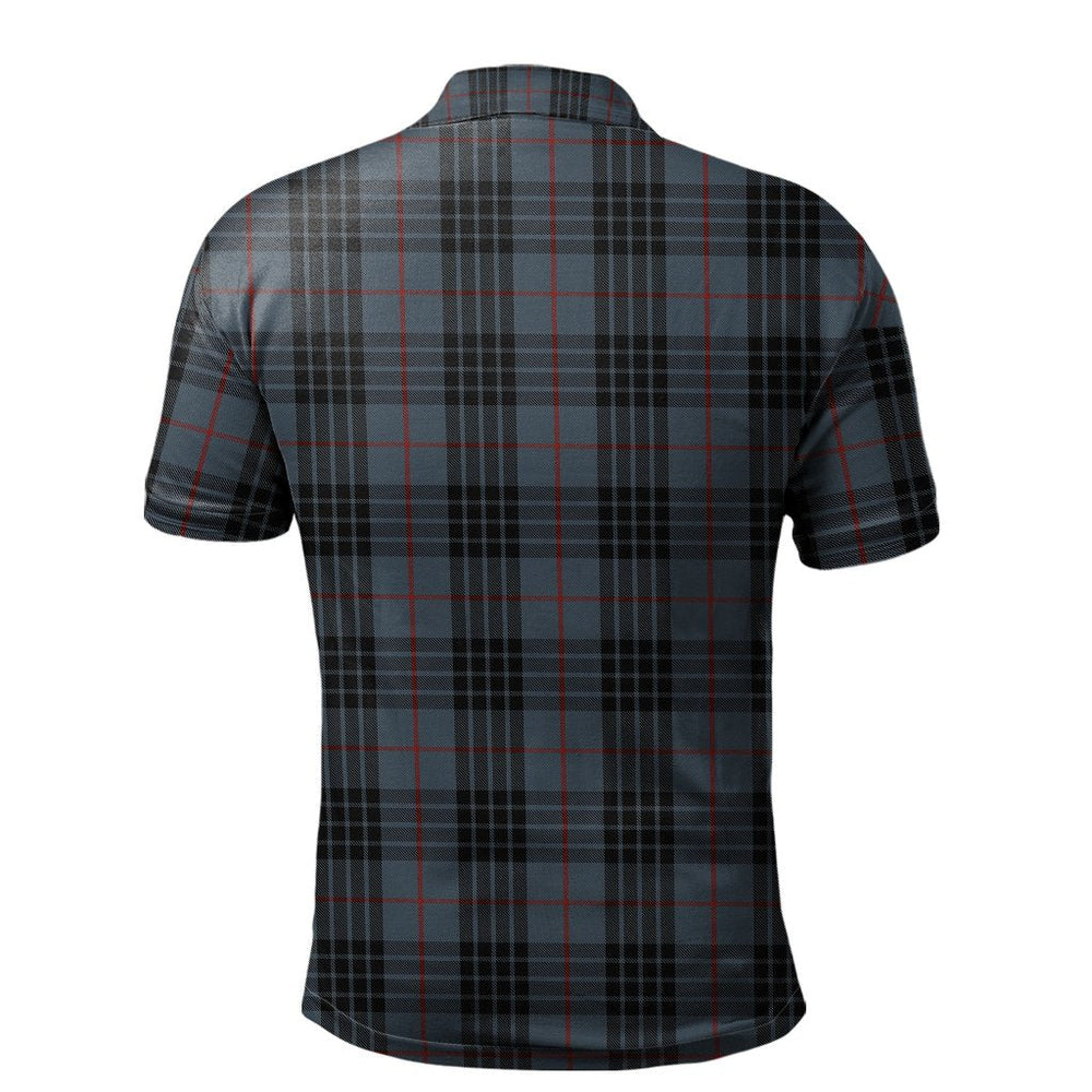 Clan Mackay Blue 01 Tartan Polo Shirt RH12 Mackay Blue 01 Tartan Tartan Polo