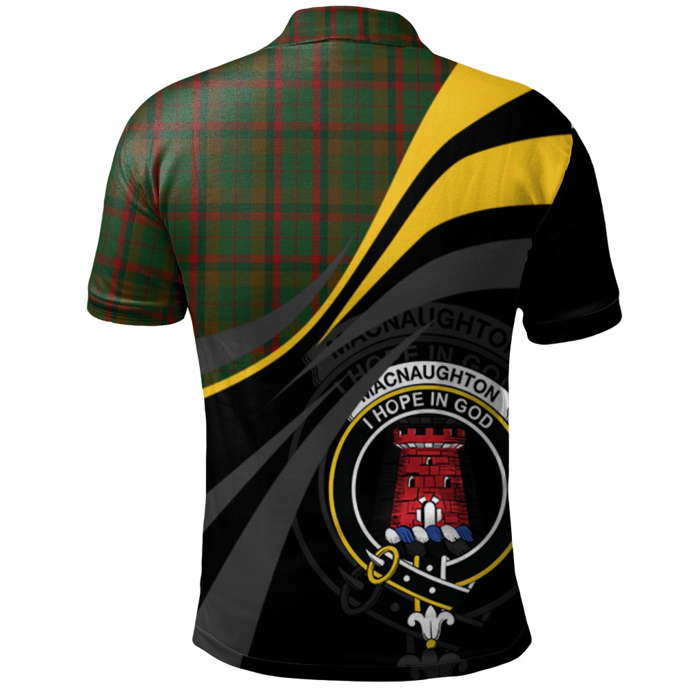 Clan Macnaughton Hunting Tartan Polo Shirt - Royal Coat Of Arms Style YD20 Macnaughton Hunting Tartan Tartan Polo