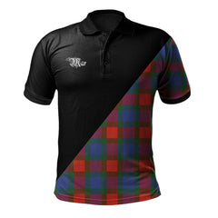 Clan Mar Clan - Military Polo Shirt WX32 Mar Tartan Tartan Polo