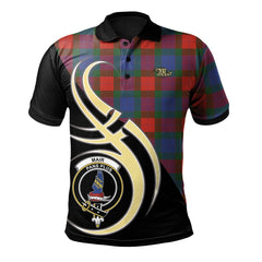 Clan Mar Tartan Polo Shirt - Believe In Me Style CL83 Mar Tartan Tartan Polo
