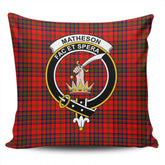 Clan Matheson Modern Tartan Crest Pillow Cover RW99 Clan Matheson Tartan Today
