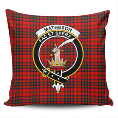 Clan Matheson Modern Tartan Crest Pillow Cover RW99 Clan Matheson Tartan Today