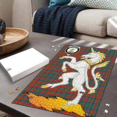 Clan Matheson Ancient Tartan Crest Unicorn Scotland Jigsaw Puzzles Gift For Family TU26 Clan Matheson Tartan Today