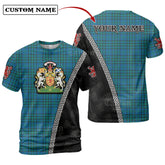 Matheson Hunting Ancient Tartan Shirt with Scotland Coat of Arms & Custom Name RU95