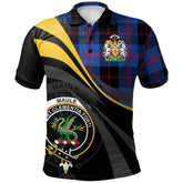Clan Maule Tartan Polo Shirt - Royal Coat Of Arms Style TW21 Maule Tartan Tartan Polo