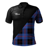 Clan Maule Clan - Military Polo Shirt SL82 Maule Tartan Tartan Polo