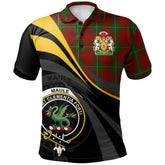 Clan Mauthe Unidentified Tartan Polo Shirt - Royal Coat Of Arms Style XN58 Mauthe Unidentified Tartan Tartan Polo