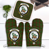 Clan Maxwell Hunting Tartan Crest Oven Mitt And Pot Holder (2 Oven Mitts + 1 Pot Holder) TP11 Clan Maxwell Tartan Today