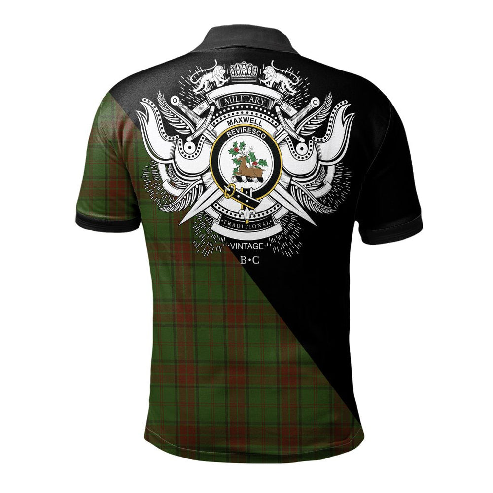 Clan Maxwell Hunting Clan - Military Polo Shirt HB31 Maxwell Hunting Tartan Tartan Polo