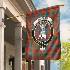 Clan McClain Tartan Crest Garden Flag EL78 Clan Garden Tartan Today