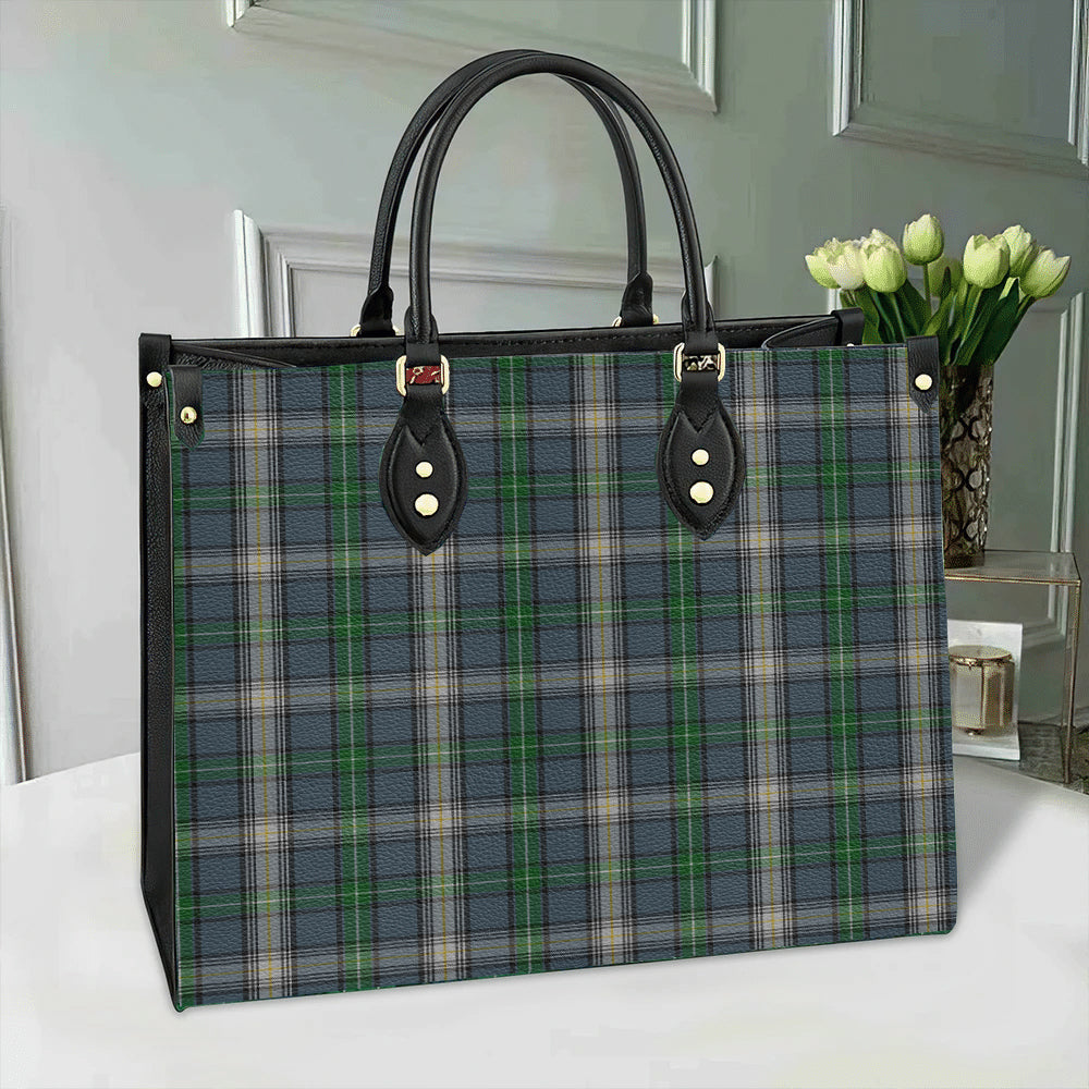 Clan McDowell Tartan Leather Bag WI63 Clan Borthwick Tartan Today