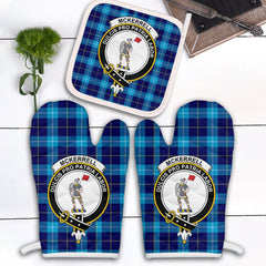Clan McKerrell Tartan Crest Oven Mitt And Pot Holder (2 Oven Mitts + 1 Pot Holder) JN67 Clan Kerr Tartan Today