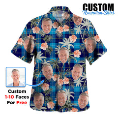 Clan McKerrell Tartan Custom Face Hawaiian Shirt – Unisex Gift for Family Members, Summer Party YO20 McKerrell Tartan Tartan Hawaii Shirt