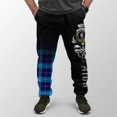 Clan McKerrell Tartan Crest Jogger Sweatpants Alba Celtic Style QR66 Clan Kerr Tartan Today