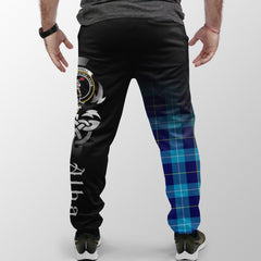 Clan McKerrell Tartan Crest Jogger Sweatpants Alba Celtic Style QR66 Clan Kerr Tartan Today