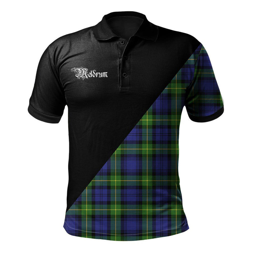 Clan Meldrum Clan - Military Polo Shirt CN60 Meldrum Tartan Tartan Polo