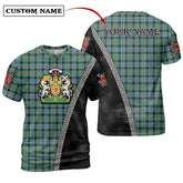 Melville Tartan Shirt with Scotland Coat of Arms & Custom Name FH11