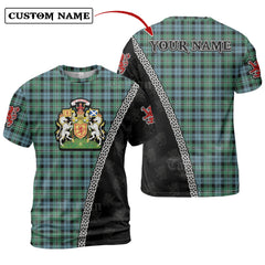 Melville Tartan Shirt with Scotland Coat of Arms & Custom Name FH11