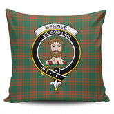 Clan Menzies Green Ancient Tartan Crest Pillow Cover GP27 Clan Menzies Tartan Today