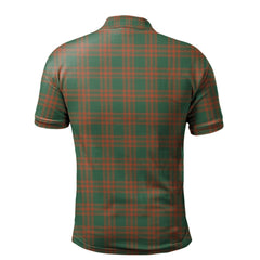 Clan Menzies Green Ancient Tartan Polo Shirt RL80 Menzies Green Ancient Tartan Tartan Polo