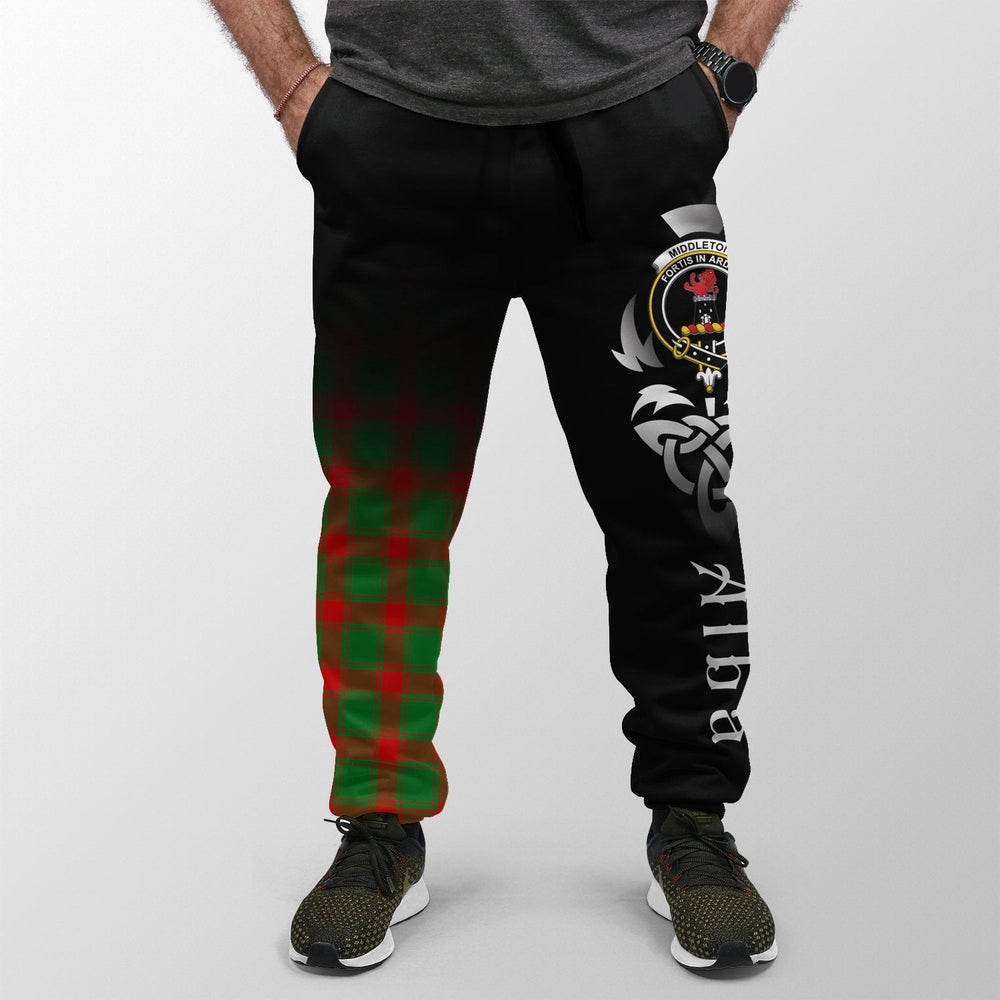 Clan Middleton Modern Tartan Crest Jogger Sweatpants Alba Celtic Style YK91 Clan Middleton Tartan Today