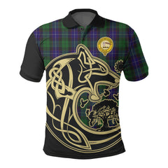 Clan Mitchell Tartan Polo Shirt Viking Wolf XD97 Mitchell Tartan Tartan Polo