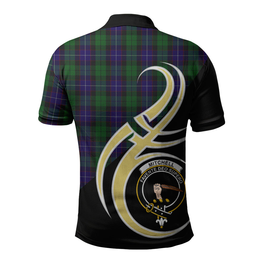 Clan Mitchell Tartan Polo Shirt - Believe In Me Style SO68 Mitchell Tartan Tartan Polo