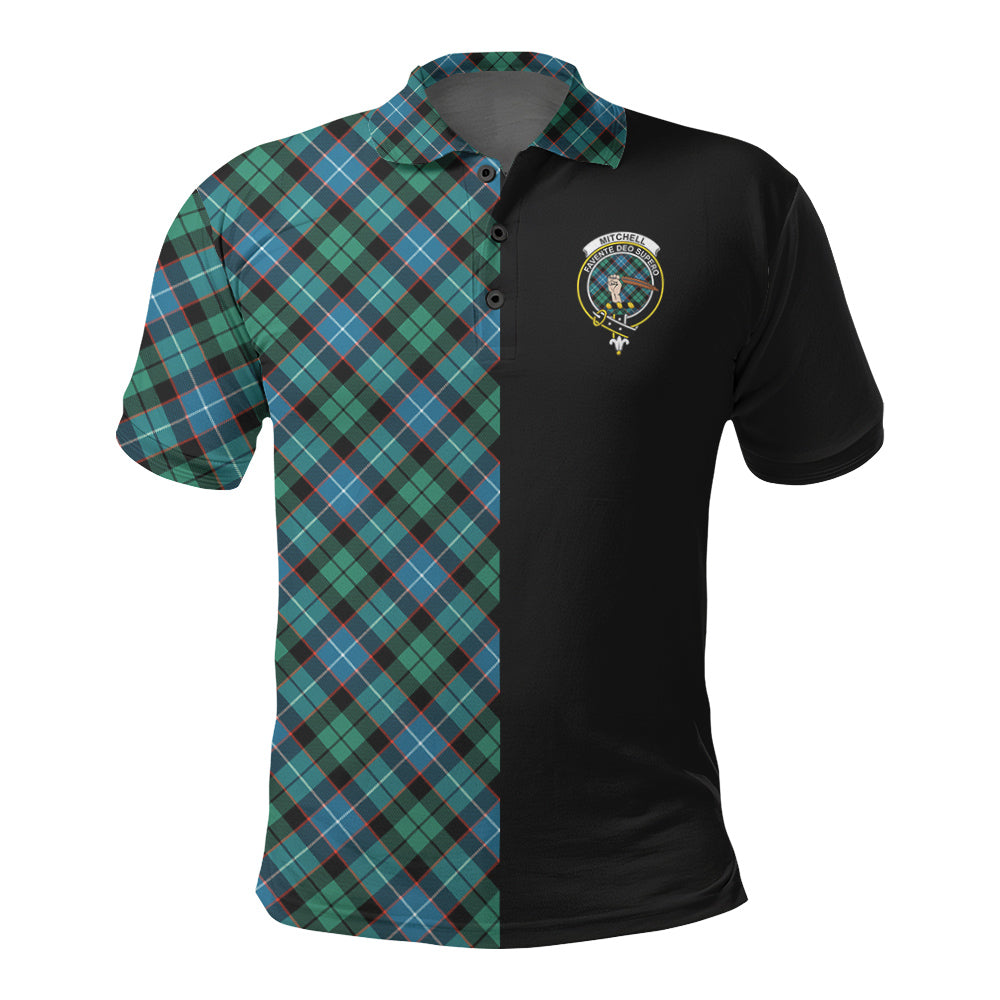 Clan Mitchell Ancient Clan - Military Polo Shirt FB73 Mitchell Ancient Tartan Tartan Polo
