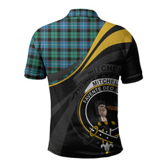 Clan Mitchell Ancient Tartan Polo Shirt - Royal Coat Of Arms Style EZ46 Mitchell Ancient Tartan Tartan Polo