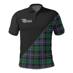 Clan Mitchell Modern Clan - Military Polo Shirt BN96 Mitchell Modern Tartan Tartan Polo
