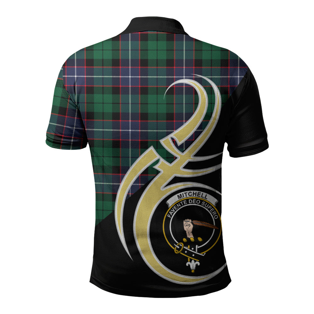 Clan Mitchell Modern Tartan Polo Shirt - Believe In Me Style VO30 Mitchell Modern Tartan Tartan Polo