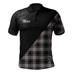 Clan Moffat Modern Clan - Military Polo Shirt NA28 Moffat Modern Tartan Tartan Polo