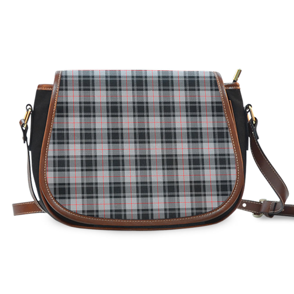 Clan Moffat Modern Tartan Saddle Handbags AI88 Clan Moffat Tartan Today