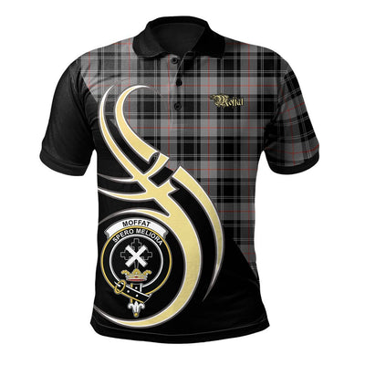 Clan Moffat Modern Tartan Polo Shirt - Believe In Me Style