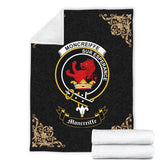 Clan Moncreiffe (or Moncreiff) Crest Tartan Premium Blanket Black CW13 Clan Moncrieffe Tartan Today
