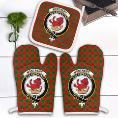 Clan Moncrieff Tartan Crest Oven Mitt And Pot Holder (2 Oven Mitts + 1 Pot Holder) IH84 Clan Borthwick Tartan Today