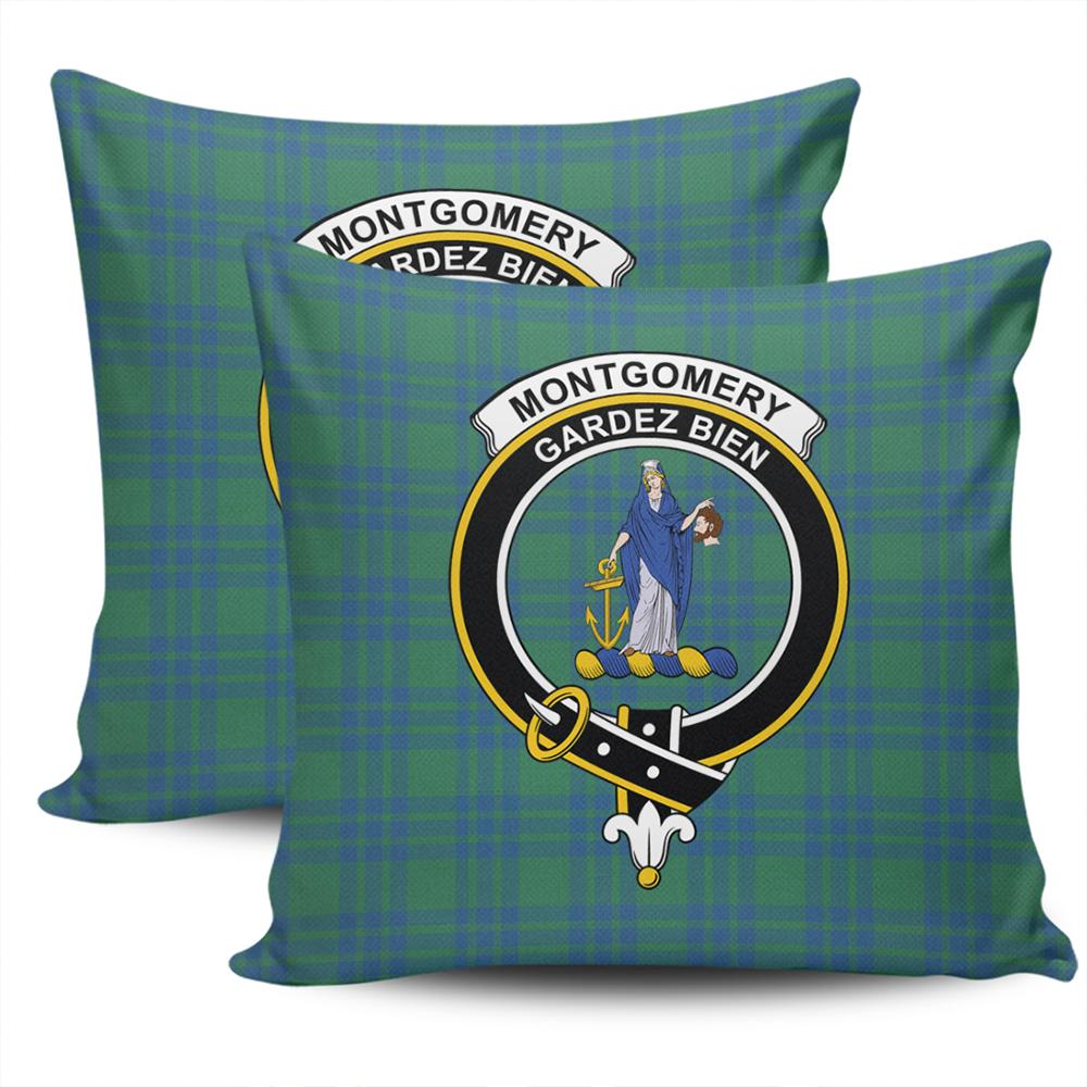 Clan Montgomery Ancient Tartan Crest Pillow Cover JD26 Clan Montgomery Tartan Today