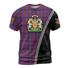 Personalized Clan Montgomery Modern Tartan Shirt with Scotland Coat of Arms & Custom Name CJ77