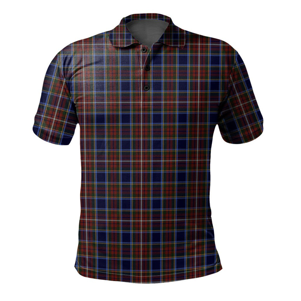 Clan Moon 01 Tartan Polo Shirt SN54 Moon 01 Tartan Tartan Polo