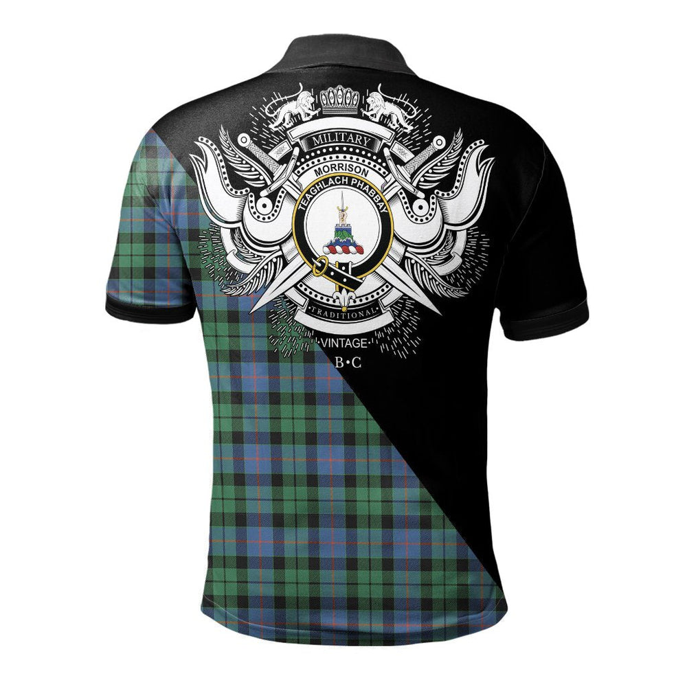 Clan Morrison Ancient Clan - Military Polo Shirt IH15 Morrison Ancient Tartan Tartan Polo