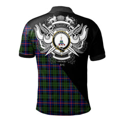 Clan Morrison Modern Clan - Military Polo Shirt DX84 Morrison Modern Tartan Tartan Polo