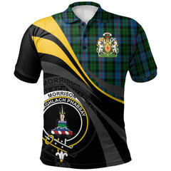 Clan Morrison Society Tartan Polo Shirt - Royal Coat Of Arms Style SH11 Morrison Society Tartan Tartan Polo